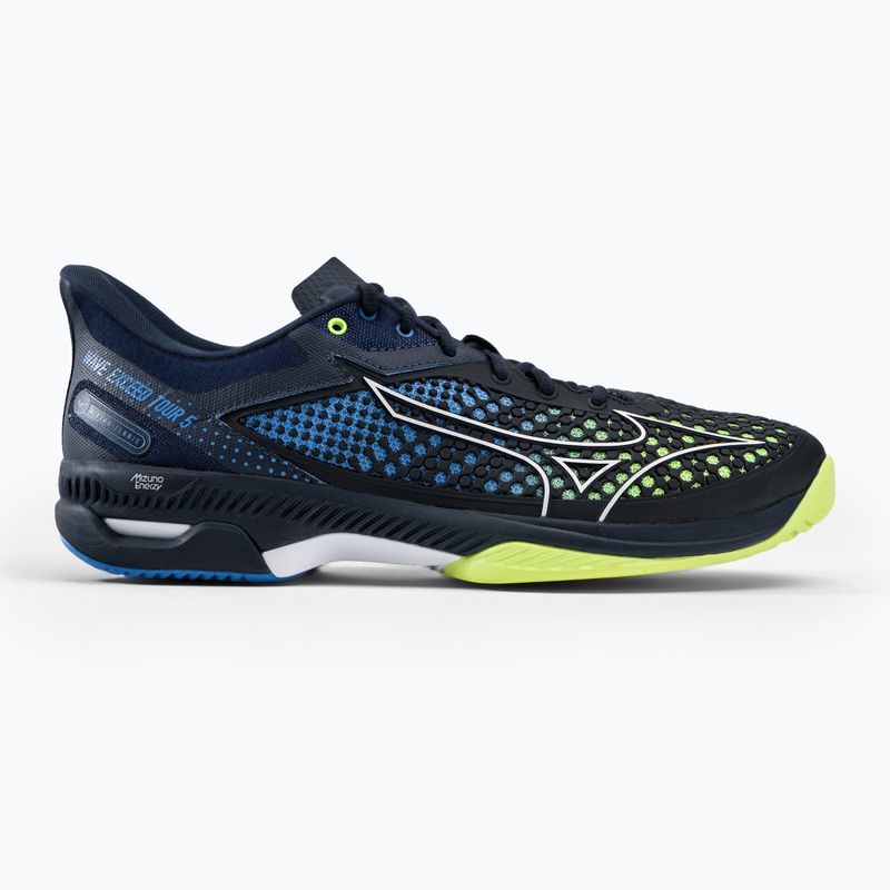 Vyriški teniso bateliai Mizuno Wave Exceed Tour 5AC navy blue 61GA2270 2