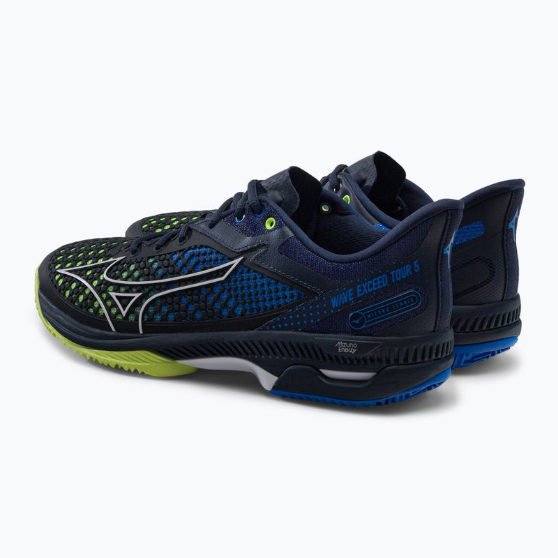 Vyriški teniso bateliai Mizuno Wave Exceed Tour 5CC navy blue 61GC2274 3