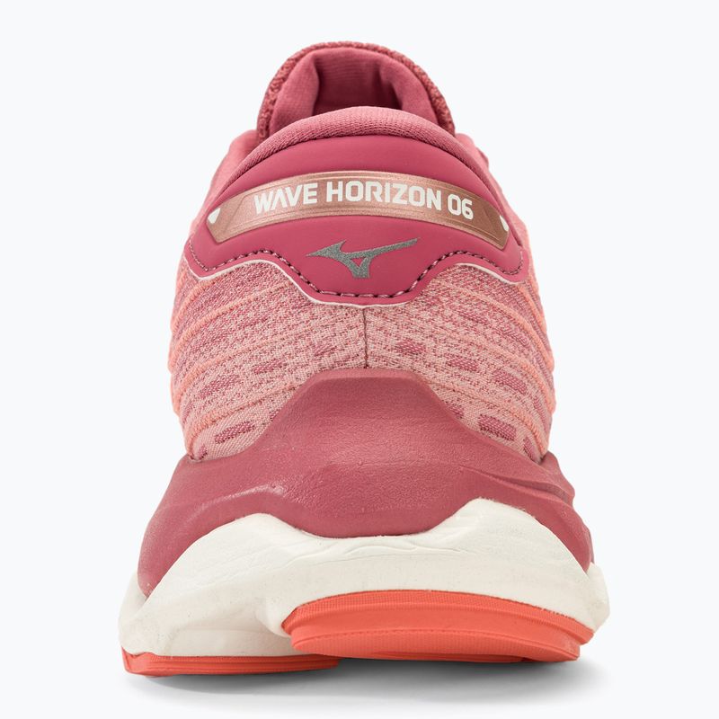 Moteriški bėgimo batai Mizuno Wave Horizon 6 garnet rose/rose copper/persimmon 7