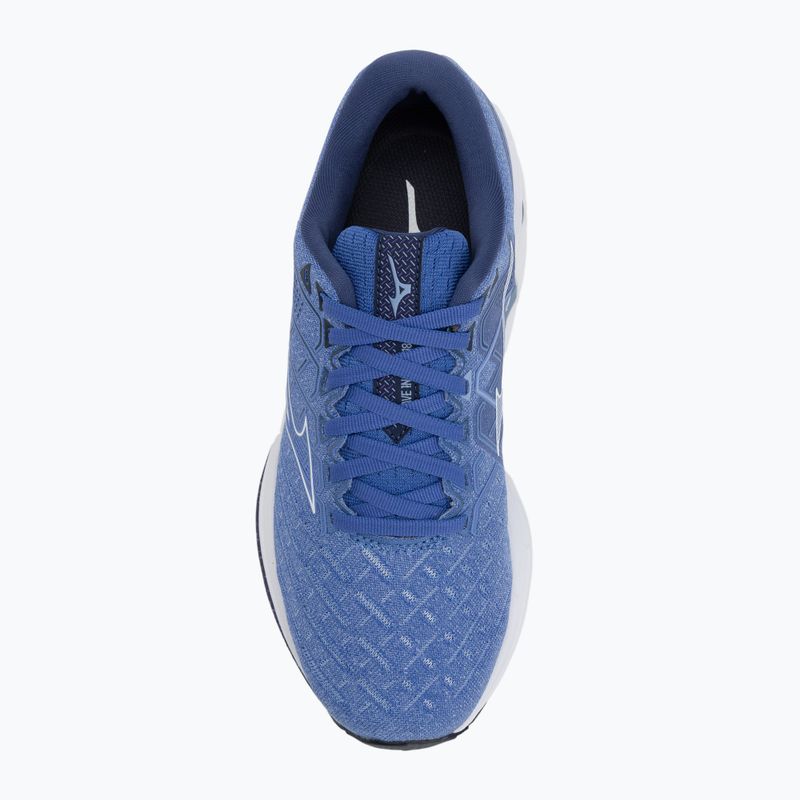 Moteriški bėgimo bateliai Mizuno Wave Inspire 18 amparo blue/white/deep cobalt 5