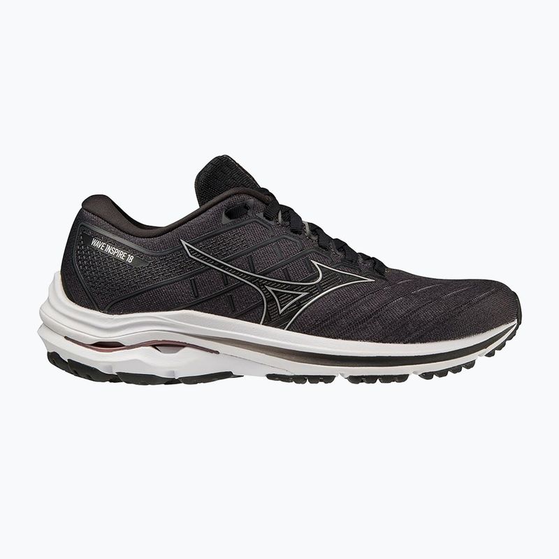 Vyriški bėgimo bateliai Mizuno Wave Inspire 18 D black/silver/ebony