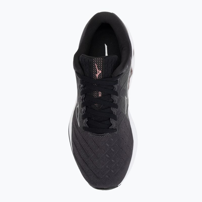 Vyriški bėgimo bateliai Mizuno Wave Inspire 18 D black/silver/ebony 5