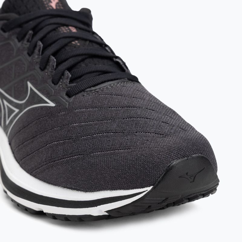 Vyriški bėgimo bateliai Mizuno Wave Inspire 18 D black/silver/ebony 7