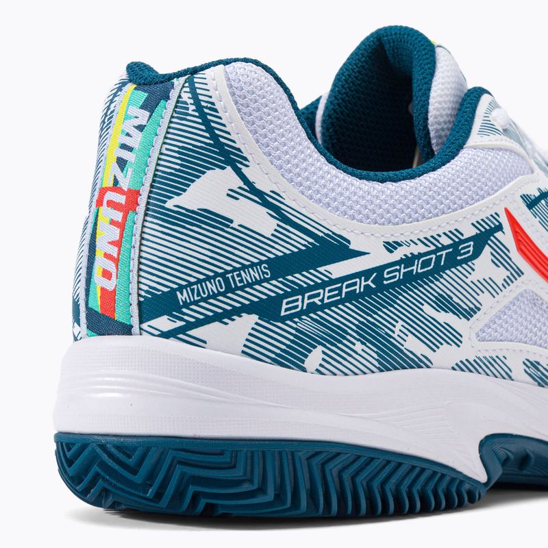 Vyriški teniso bateliai Mizuno Breakshot 3 CC white 61GC2125 8