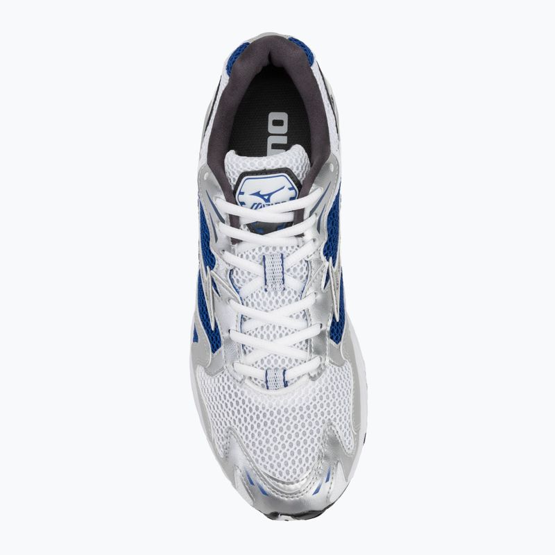 Vyriški batai Mizuno Wave Rider 10 white/silver/surf the web 5