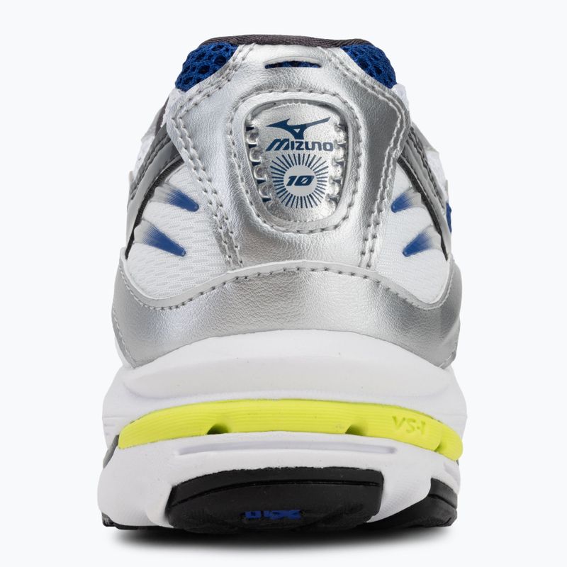 Vyriški batai Mizuno Wave Rider 10 white/silver/surf the web 6