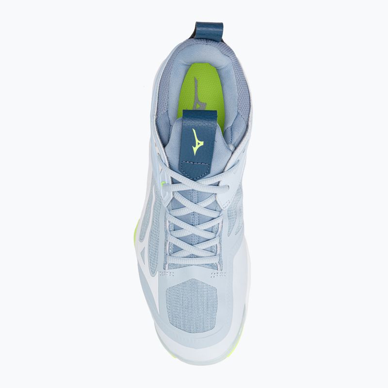 Vyriški tinklinio bateliai Mizuno Wave Momentum 2 heather/white/neo lime 6