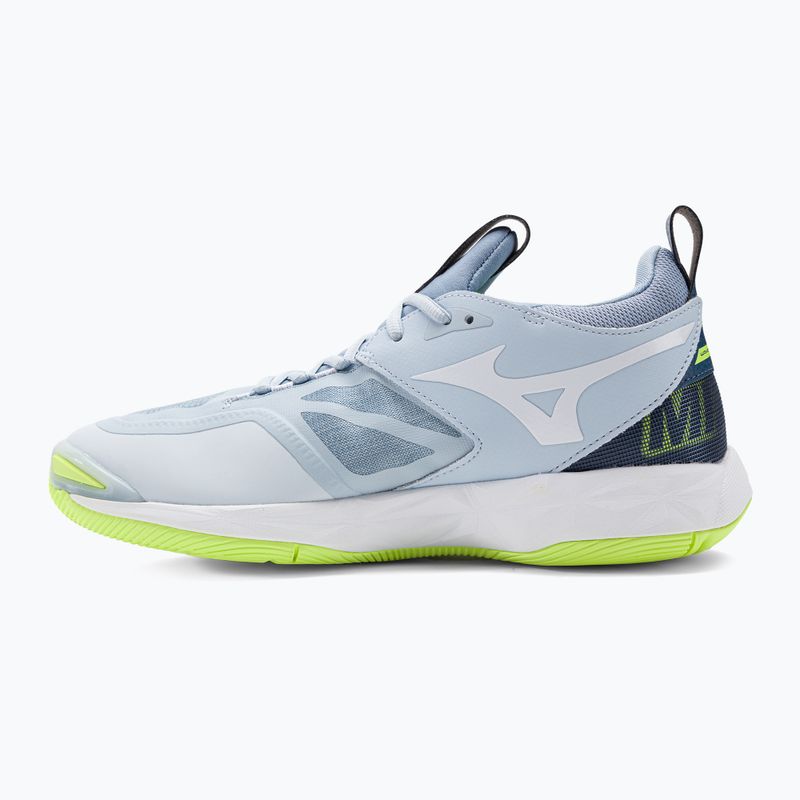 Vyriški tinklinio bateliai Mizuno Wave Momentum 2 heather/white/neo lime 10