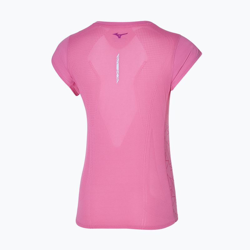 Moteriški bėgimo marškinėliai Mizuno Aero Tee wild orchid 4