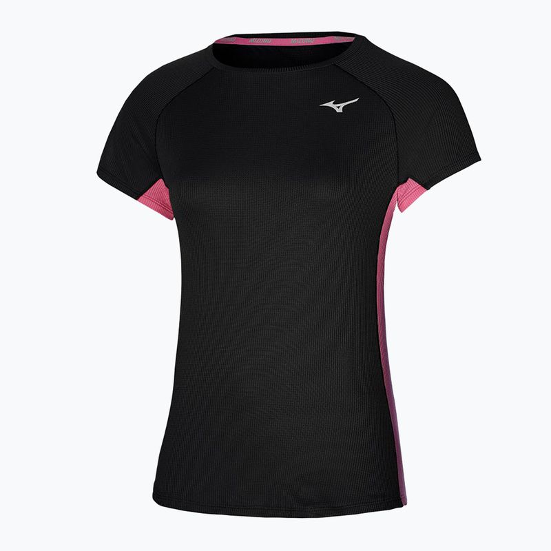 Moteriški bėgimo marškinėliai Mizuno DryAeroFlow Tee black