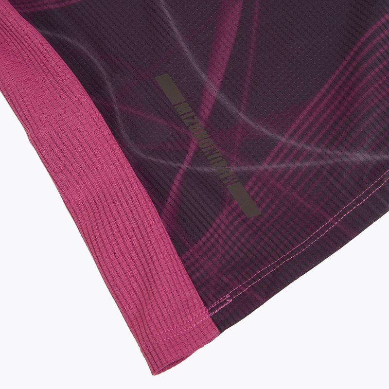 Moteriški bėgimo marškinėliai Mizuno Aero Tee gape wine 4
