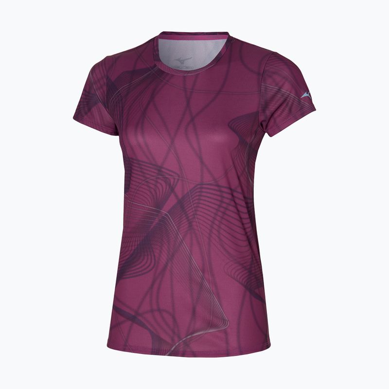 Moteriški bėgimo marškinėliai Mizuno Graphic Tee magenta haze