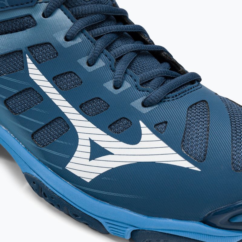 Vyriški tinklinio bateliai Mizuno Wave Voltage Mid navy blue V1GA216521 11