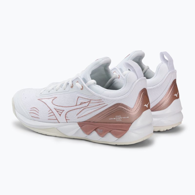 Moterų tinklinio bateliai Mizuno Wave Luminous 2 white V1GC212036 3