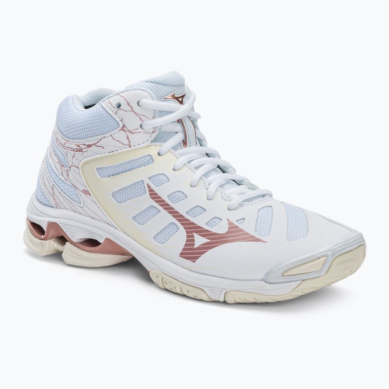 Moterų tinklinio bateliai Mizuno Wave Voltage Mid white V1GC216536