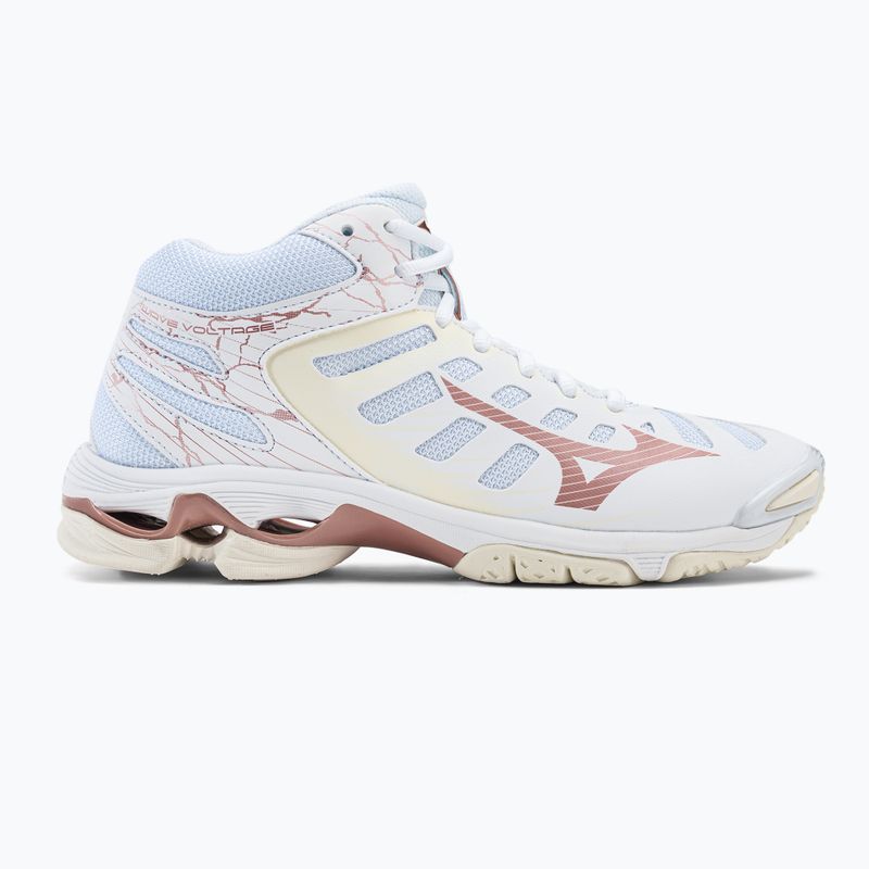 Moterų tinklinio bateliai Mizuno Wave Voltage Mid white V1GC216536 2