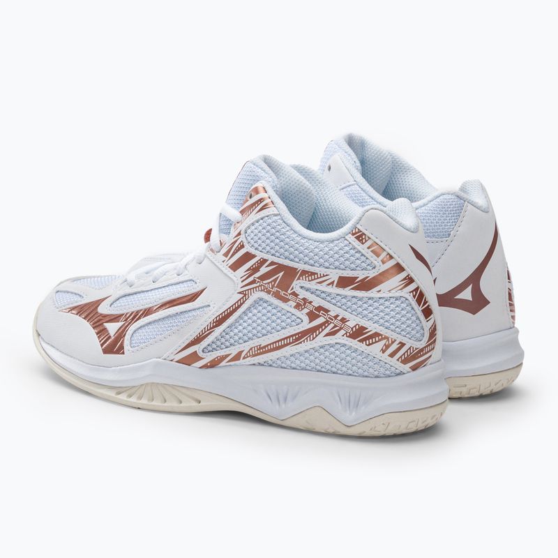 Moterų tinklinio bateliai Mizuno Thunder Blade 3 Mid white V1GC217536 3
