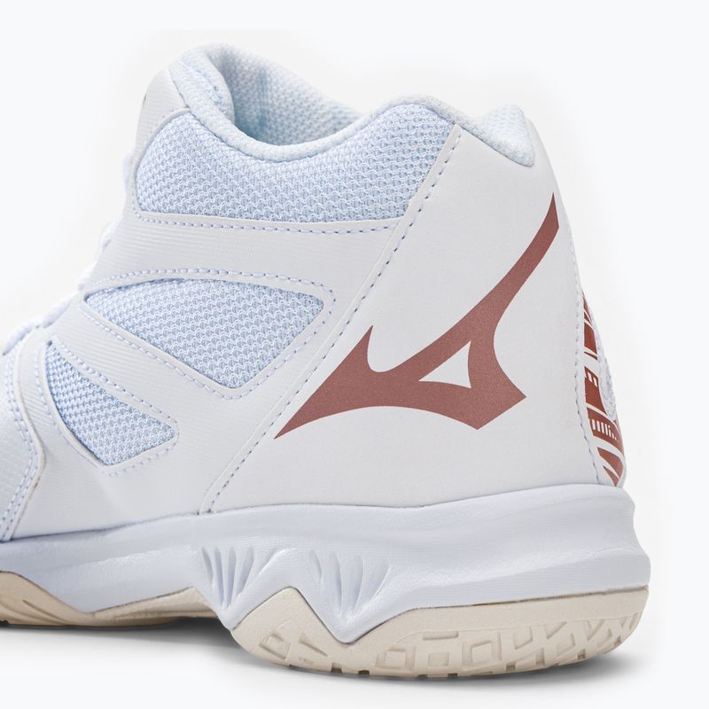 Moterų tinklinio bateliai Mizuno Thunder Blade 3 Mid white V1GC217536 11