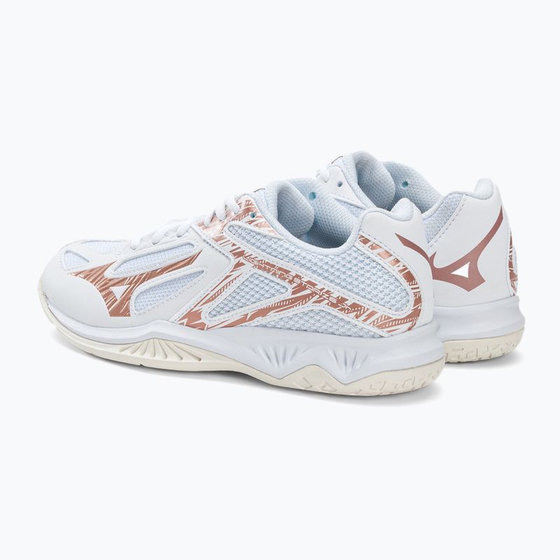 Mizuno Lightning Star Z6 vaikų tinklinio bateliai balti V1GD210336 3