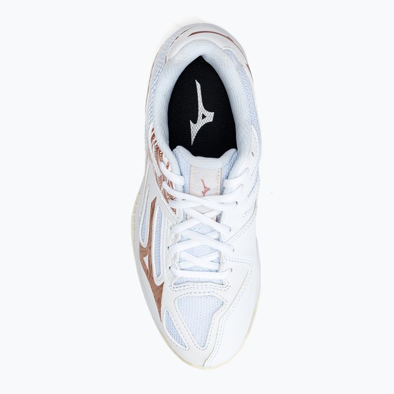 Mizuno Lightning Star Z6 vaikų tinklinio bateliai balti V1GD210336 6