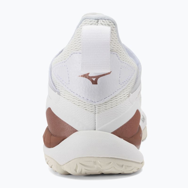 Moteriški rankinio bateliai Mizuno Wave Mirage 4 white/rose/snow white 6