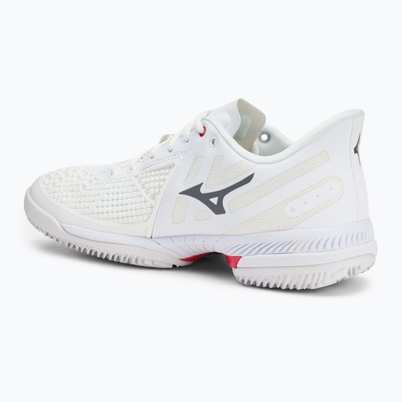 Moteriški teniso bateliai Mizuno Wave Exceed Tour 5 CC undyed white/quiet shade/opera red 3
