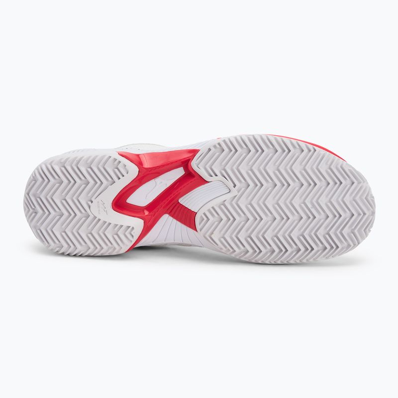 Moteriški teniso bateliai Mizuno Wave Exceed Tour 5 CC undyed white/quiet shade/opera red 4