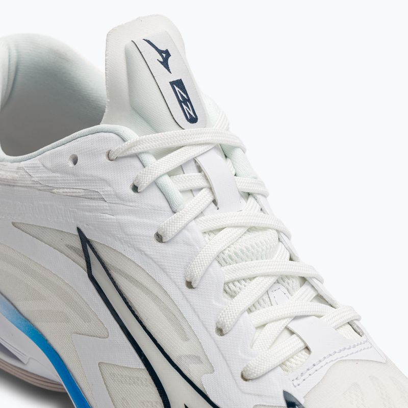 Vyriški tinklinio bateliai Mizuno Wave Lightning Z7 undyed white/moonlit ocean/peace blue 9