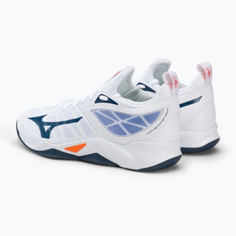 Vyriški tinklinio bateliai Mizuno Wave Dimension white V1GA224022 3