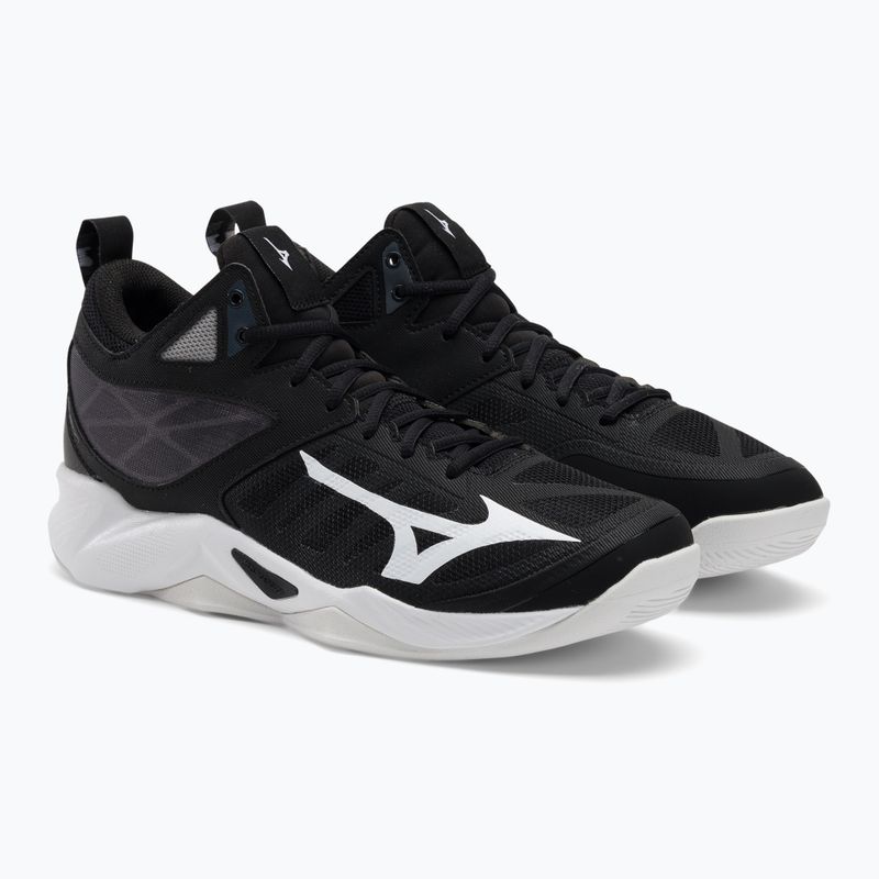 Vyriški tinklinio bateliai Mizuno Wave Dimension Mid black V1GA224501 5