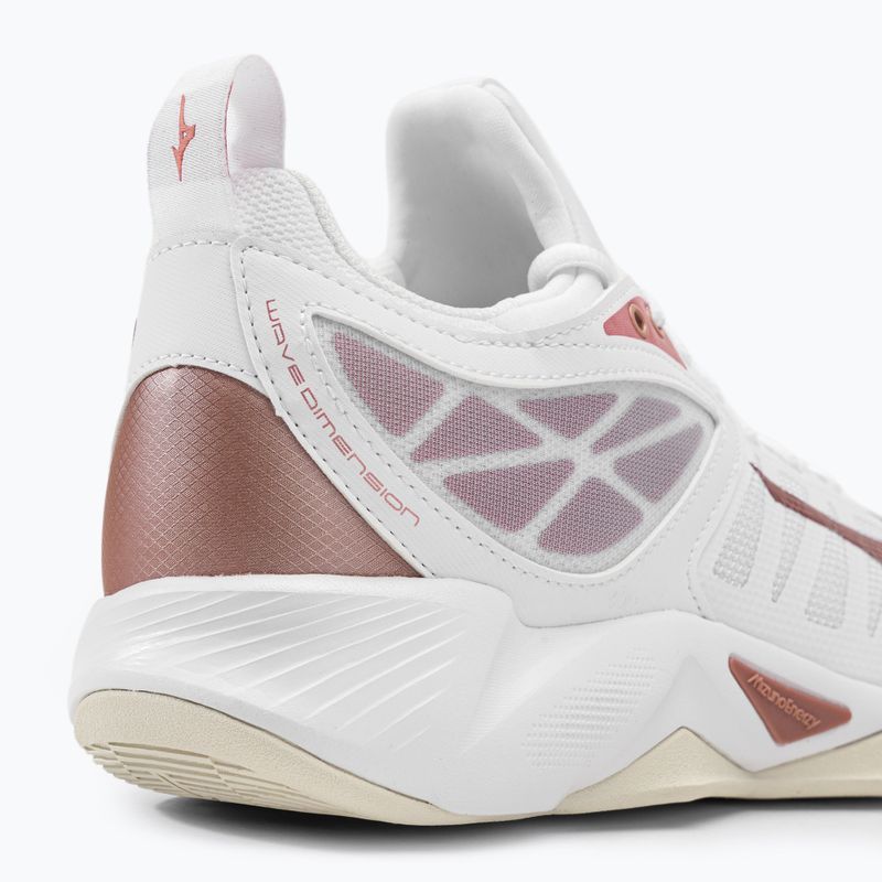Moterų tinklinio bateliai Mizuno Wave Dimension white V1GC224036 9