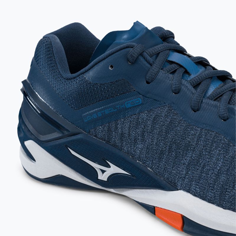 Vyriški rankinio bateliai Mizuno Wave Stealth Neo navy blue X1GA200021 9