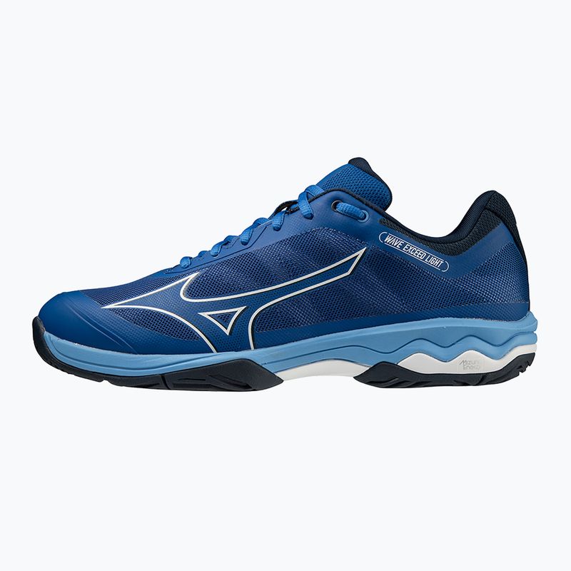 Vyriški teniso bateliai Mizuno Wave Exceed Light AC navy blue 61GA221826 11