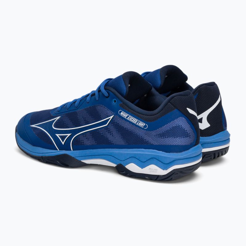 Vyriški teniso bateliai Mizuno Wave Exceed Light AC navy blue 61GA221826 3