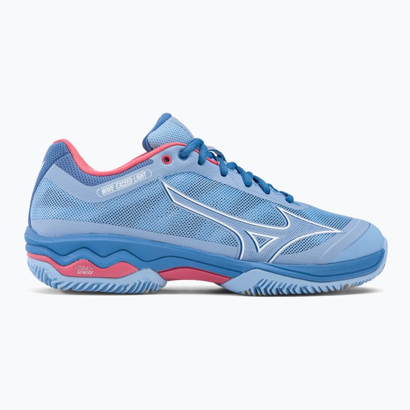 Moterų teniso bateliai Mizuno Wave Exceed Light CC blue 61GC222121 2