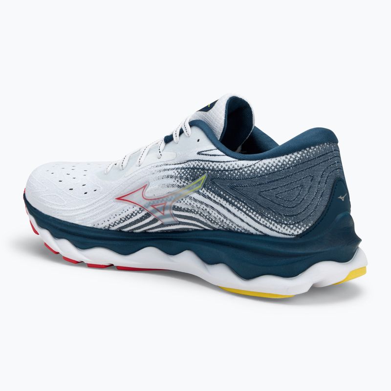 Moteriški bėgimo batai Mizuno Wave Sky 6 white/ hibiscus/ buttercup 3