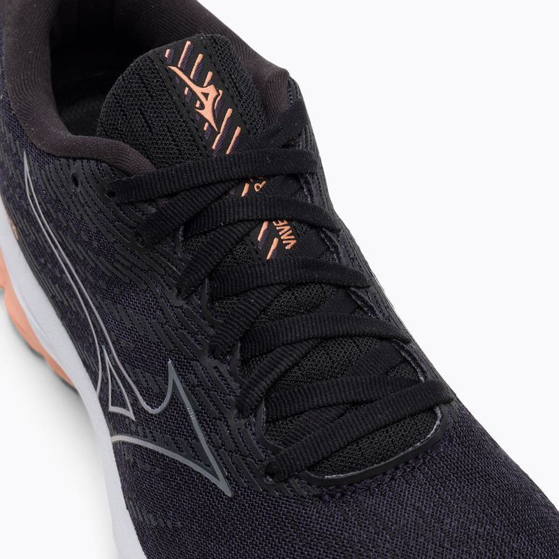 Moteriški bėgimo bateliai Mizuno Wave Rider 26 odyssey grey/quicksilver/salmon 9