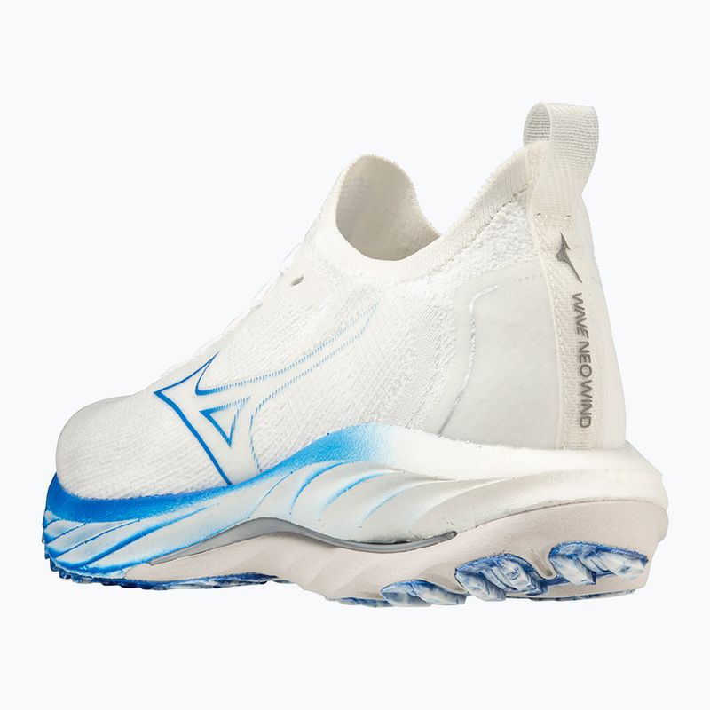 Moteriški bėgimo batai Mizuno Wave Neo Wind white/silver/peace blue 12