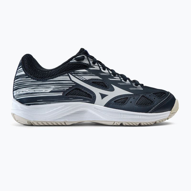 Mizuno Stealth Star C vaikiški rankinio bateliai tamsiai mėlyni X1GC2107K02 2