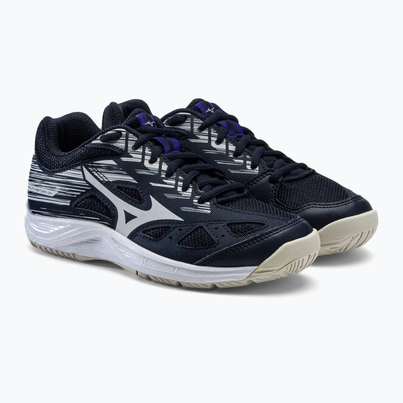 Mizuno Stealth Star C vaikiški rankinio bateliai tamsiai mėlyni X1GC2107K02 5