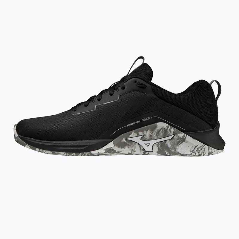 Vyriški bėgimo bateliai Mizuno TS-01 Black/White/Quiet Shade 31GC220101 10