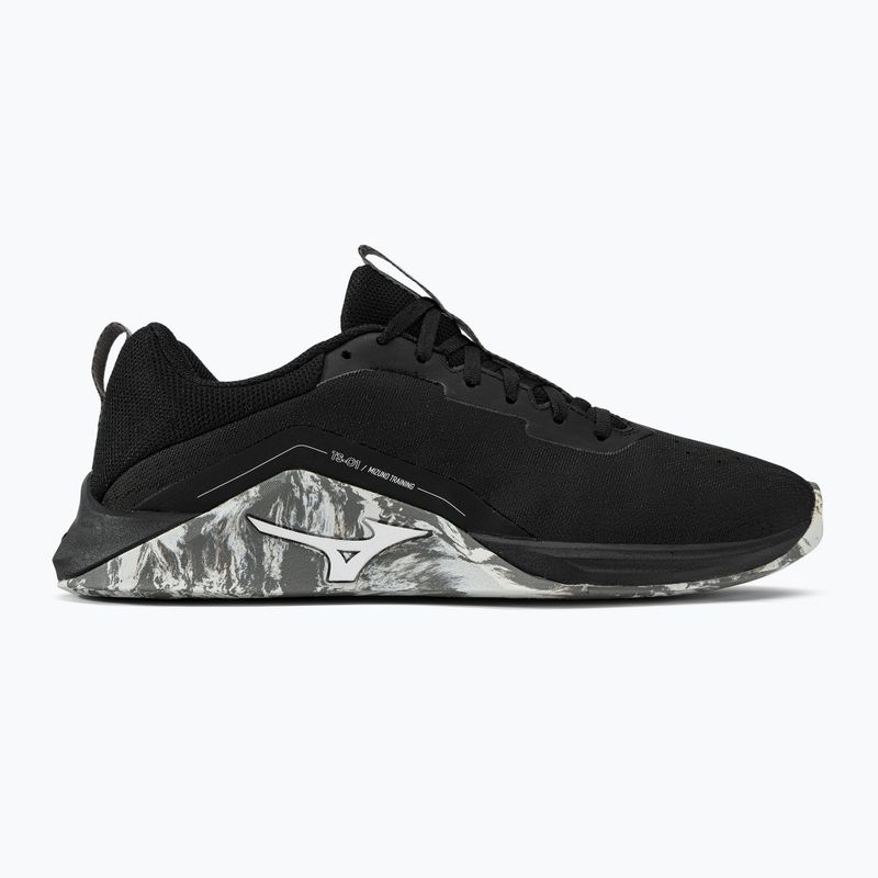 Vyriški bėgimo bateliai Mizuno TS-01 Black/White/Quiet Shade 31GC220101 2