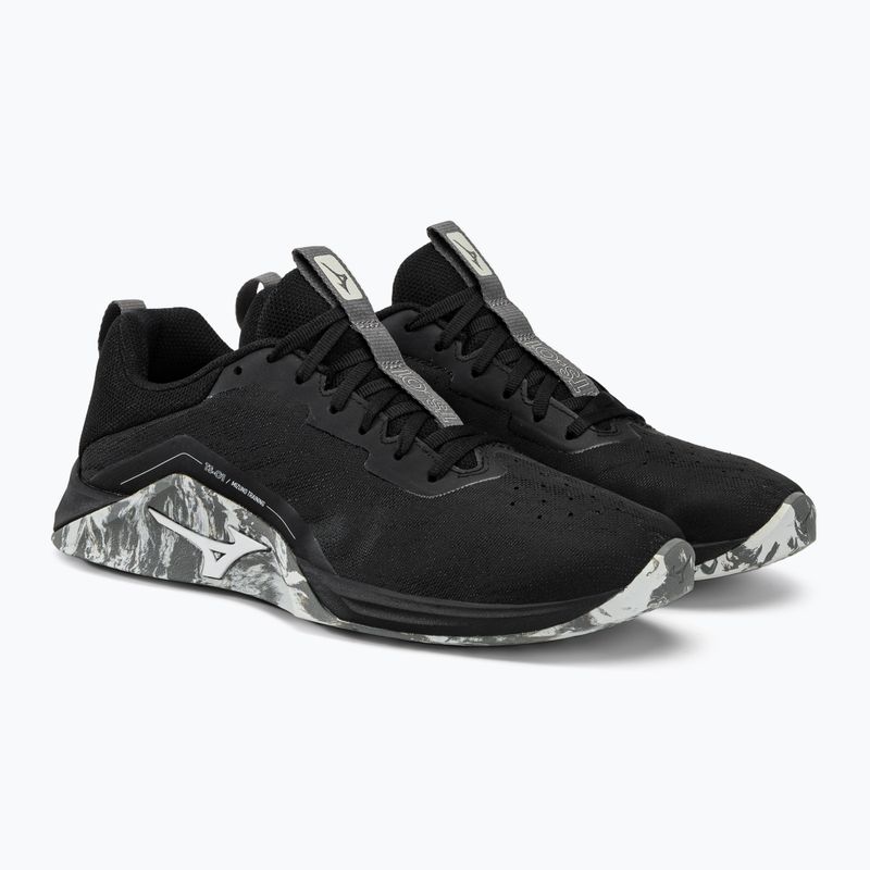 Vyriški bėgimo bateliai Mizuno TS-01 Black/White/Quiet Shade 31GC220101 4
