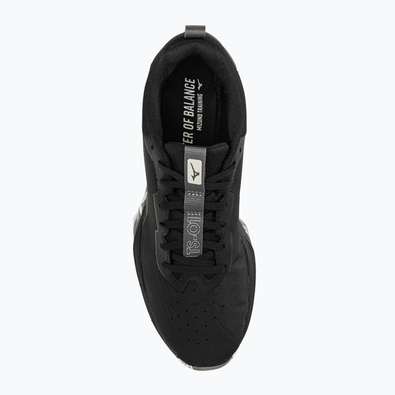 Vyriški bėgimo bateliai Mizuno TS-01 Black/White/Quiet Shade 31GC220101 6