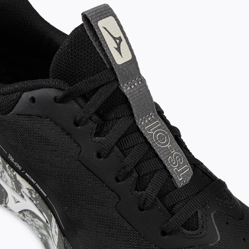 Vyriški bėgimo bateliai Mizuno TS-01 Black/White/Quiet Shade 31GC220101 8