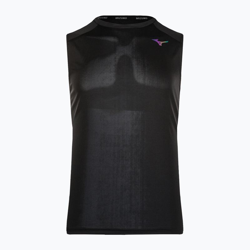 Vyriški bėgimo marškinėliai Mizuno Two Loop 88 Tank black 32GAA00509