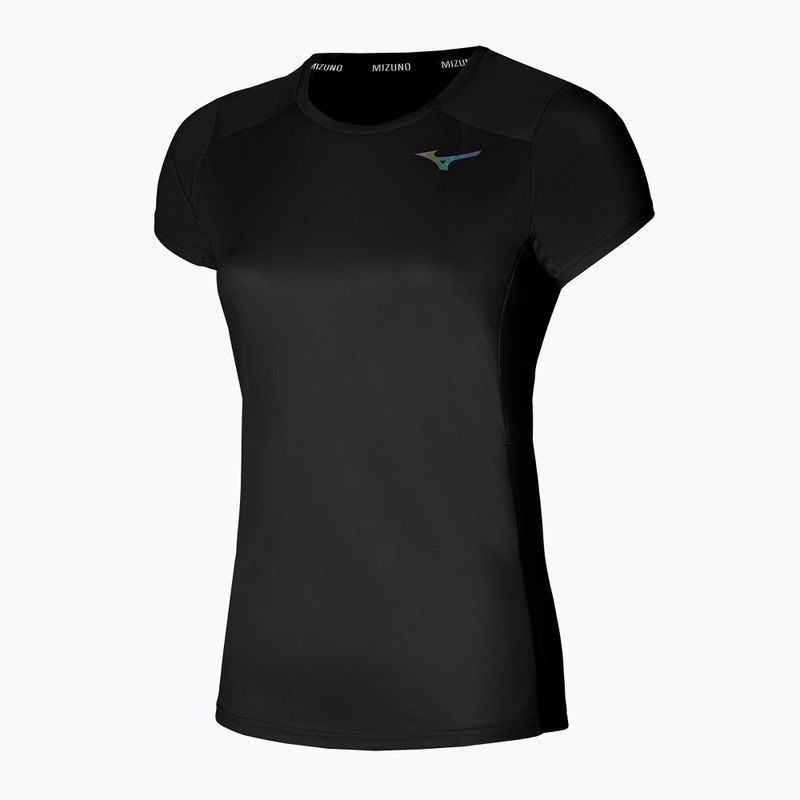 Moteriški bėgimo marškinėliai Mizuno Two Loop 88 Tee black 32GAA20109