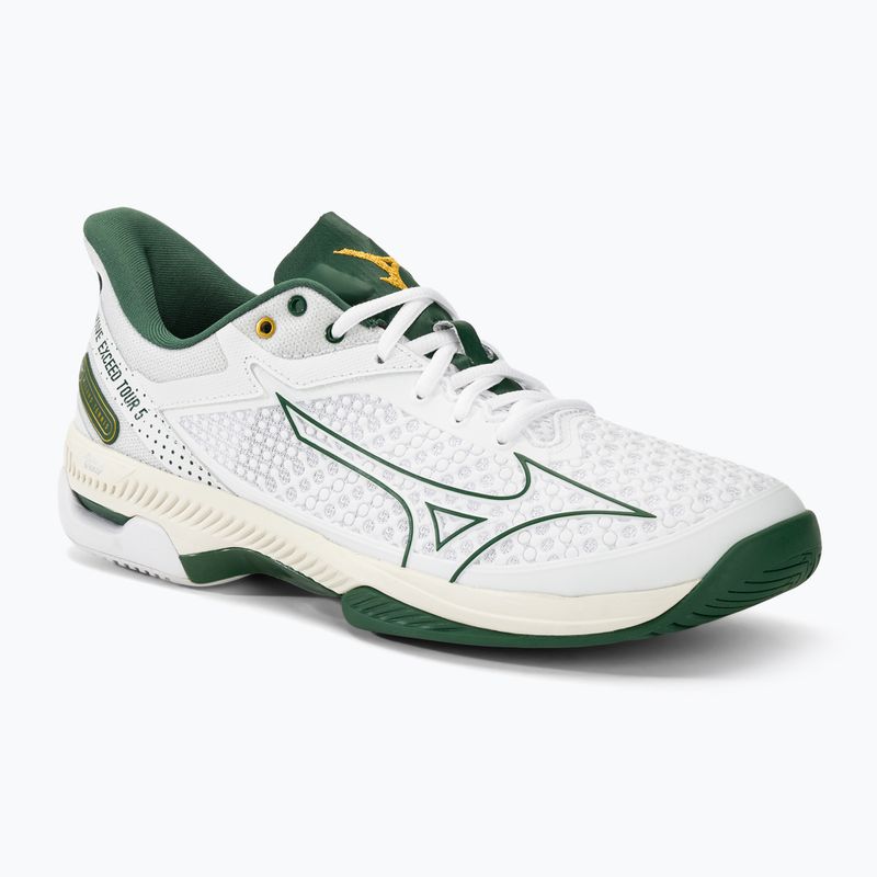 Vyriški teniso batai Mizuno Wave Exceed Tour 5 AC white/pine needle/papyrus