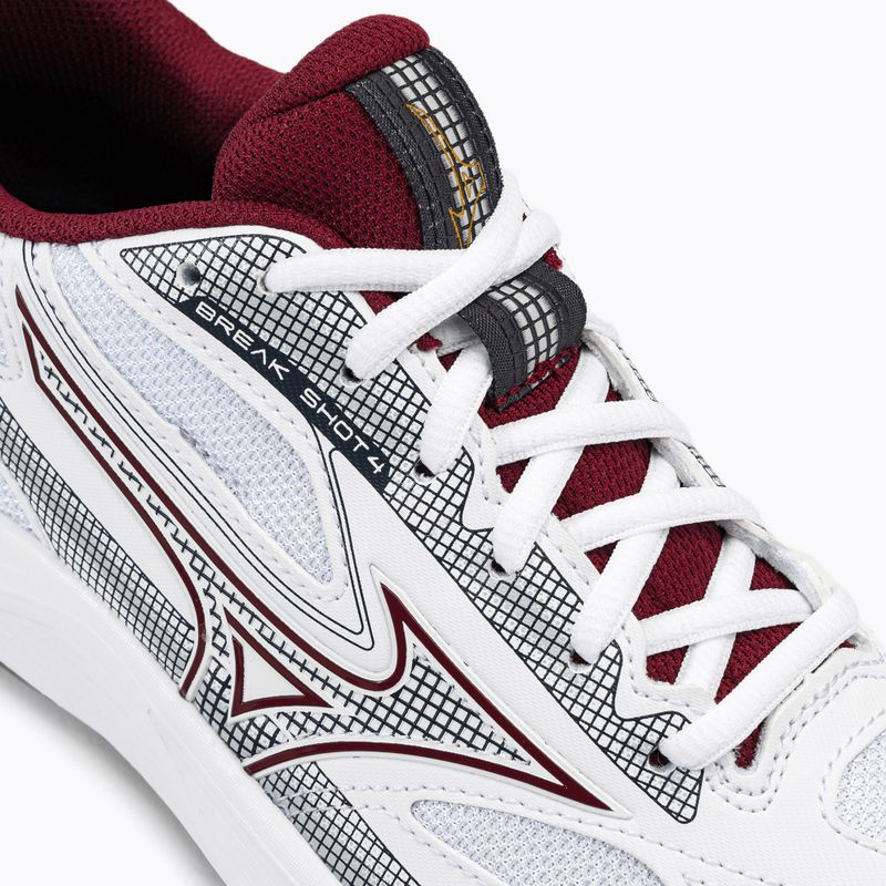 Moterų teniso bateliai Mizuno Break Shot 4 AC white 61GA232664 8