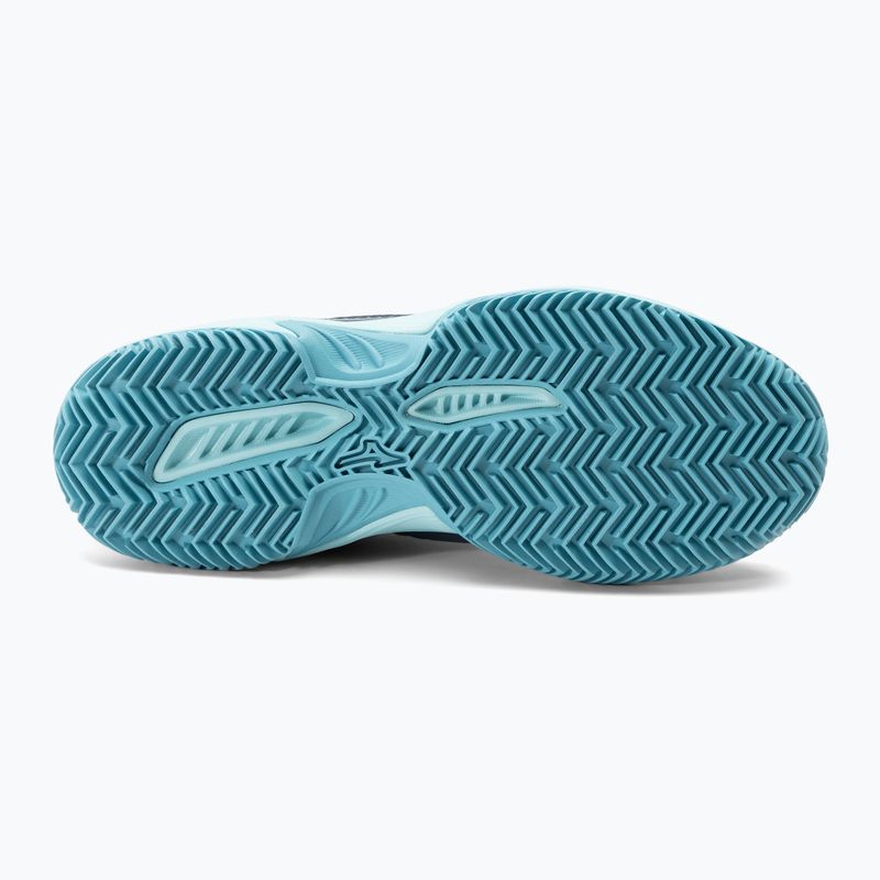 Vaikų teniso bateliai Mizuno Exceed Star CC collegiate blue/soleil/tanager/turquoise 5